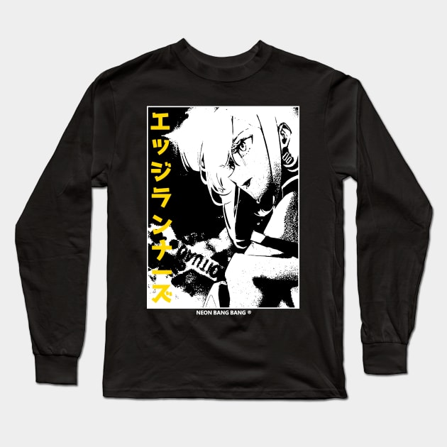 Lucy Cyberpunk Edgerunners Long Sleeve T-Shirt by Neon Bang Bang